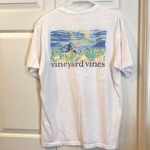 Vineyard Vines white Medium tee